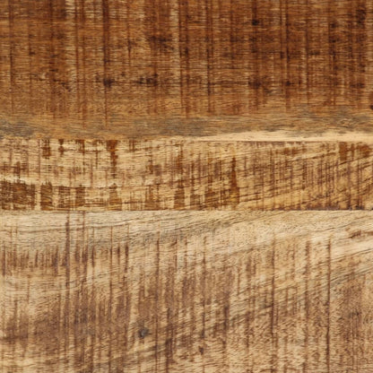 Tavolino da Salotto 45x45x35 cm Legno Massello di Mango Grezzo