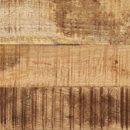 Tavolino 100x50x35 cm in Legno Massello di Mango Grezzo