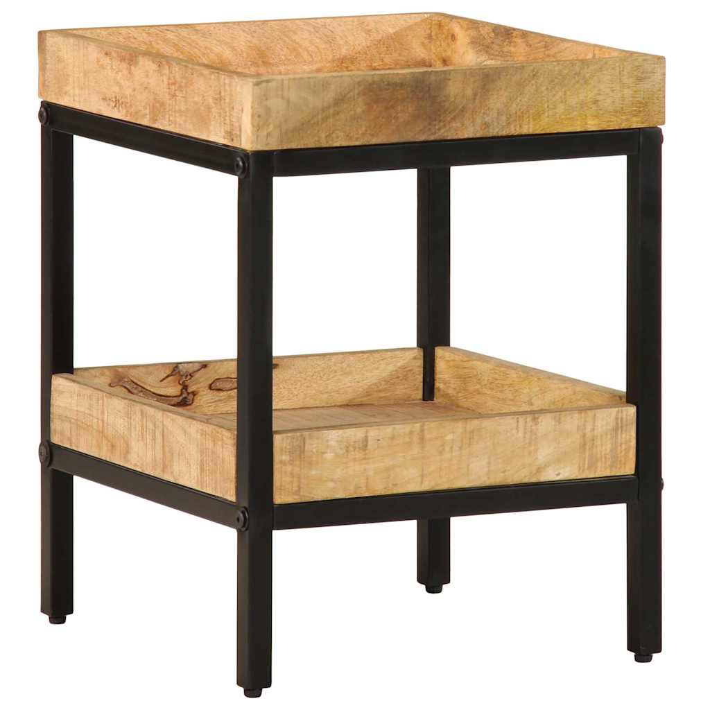 Tavolo laterale Marrone 35 x 35 x 45 cm Legno di mango massello