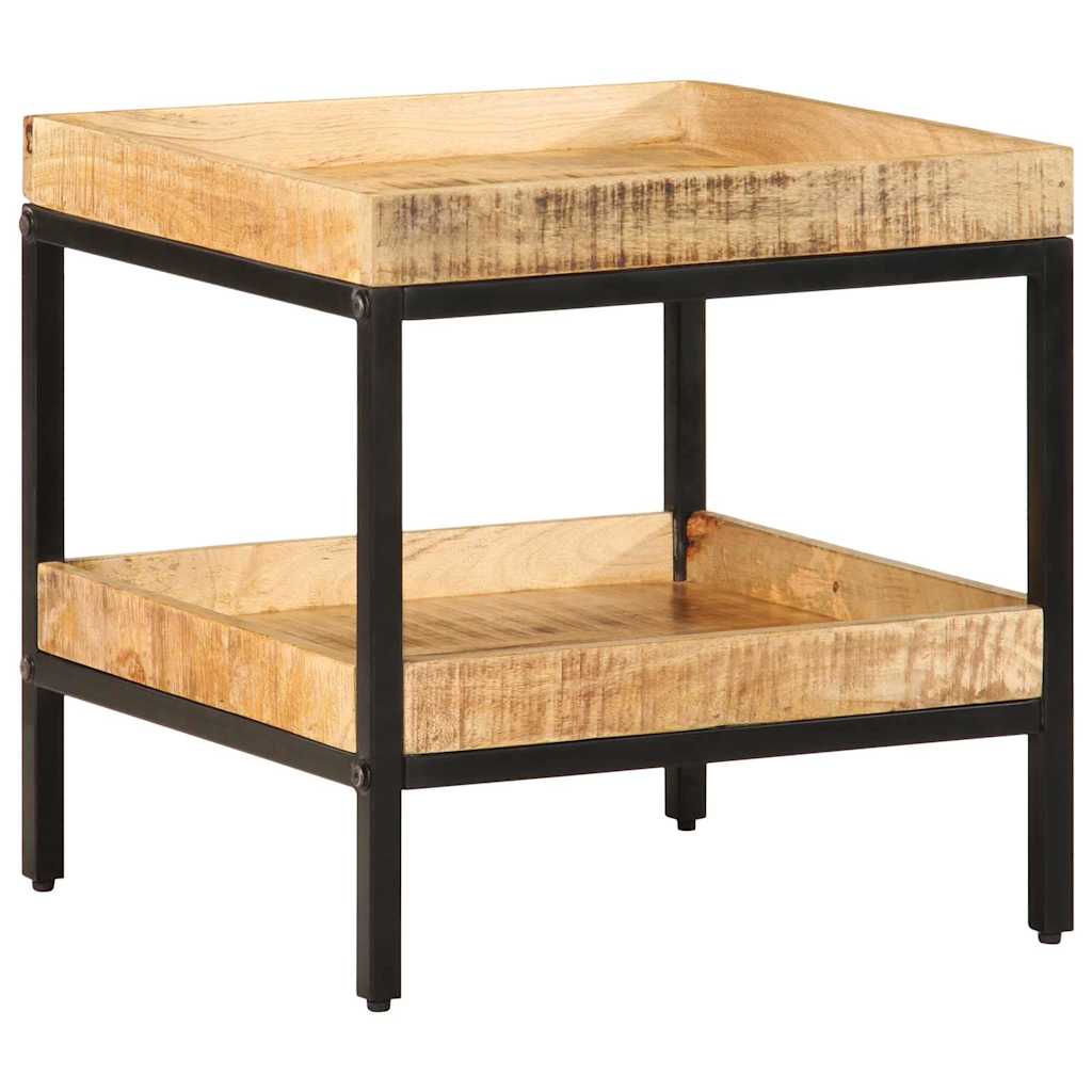 Tavolo laterale Marrone 45 x 45 x 45 cm Legno di mango massello