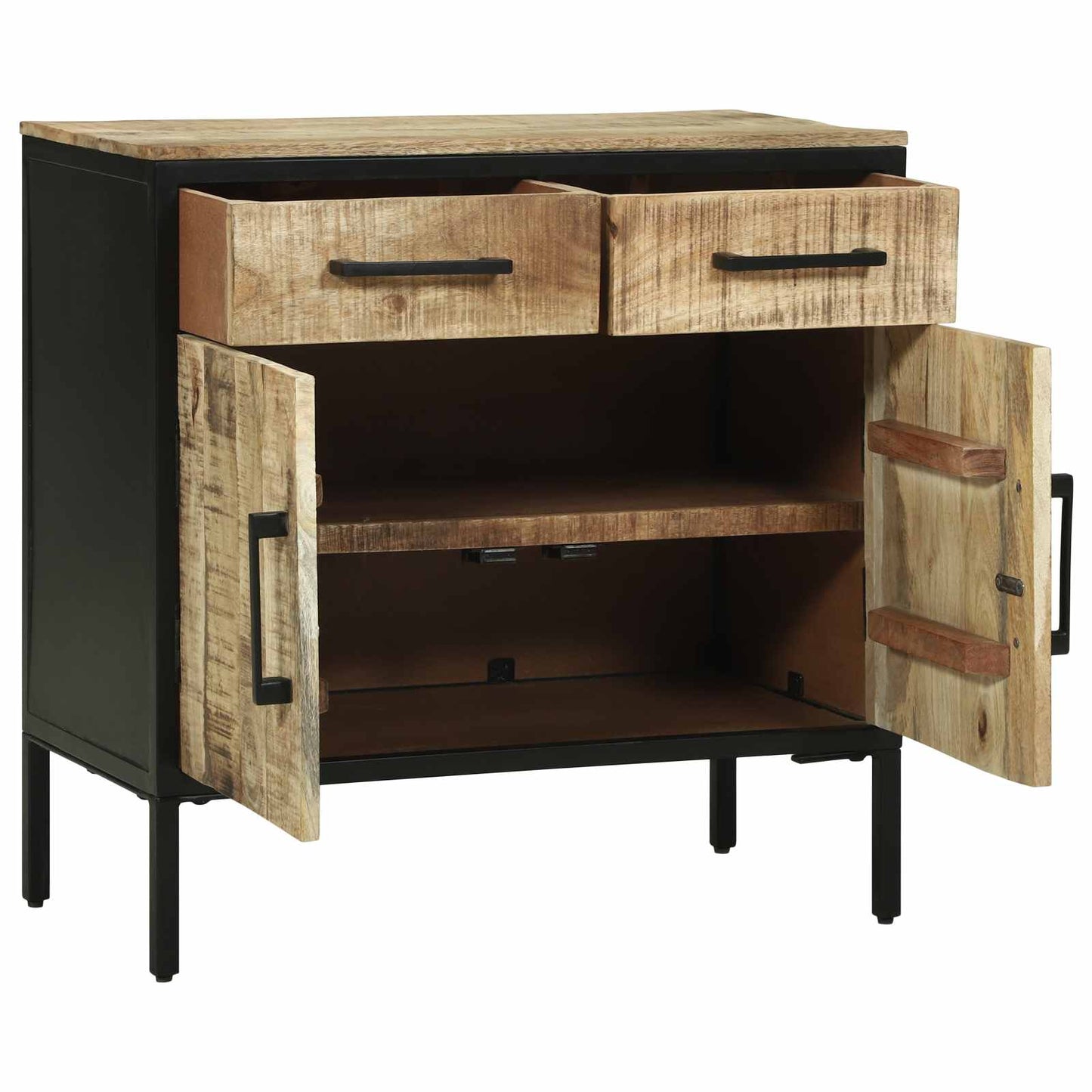 Credenza con cassetto 70 x 35 x 70 cm Legno massello di mango
