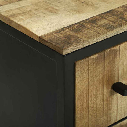 Credenza con cassetto 70 x 35 x 70 cm Legno massello di mango