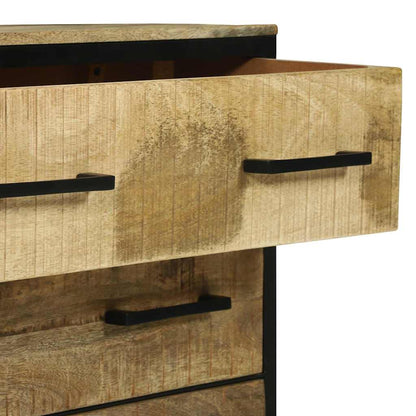 Credenza con cassetto 70 x 35 x 70 cm Legno massello di mango