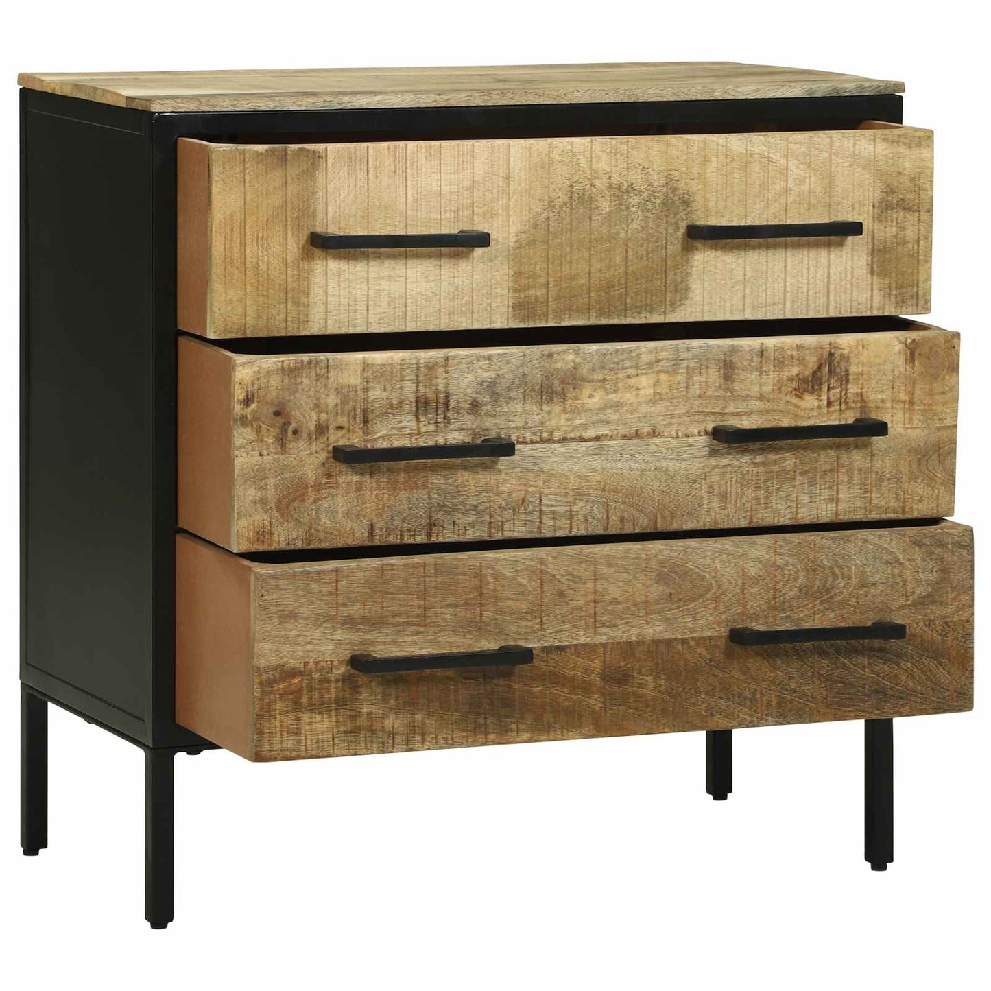 Credenza con cassetto 70 x 35 x 70 cm Legno massello di mango | homemem39