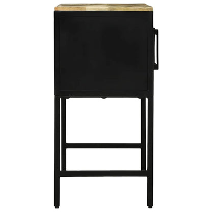 Tavolo consolle con cassetto con porta Marrone 100 x 35 x 70 cm