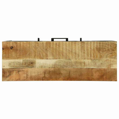 Tavolo consolle con cassetto con porta Marrone 100 x 35 x 70 cm