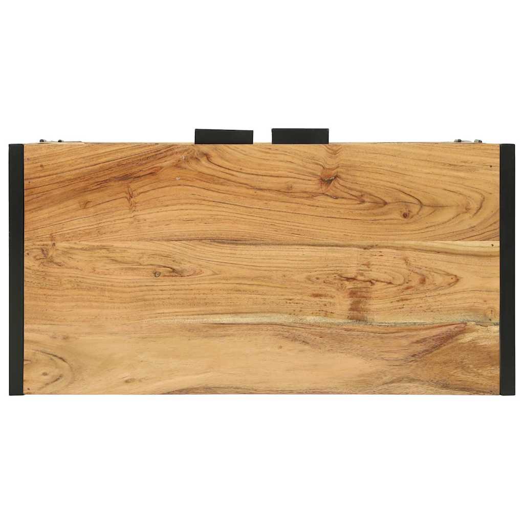 Credenza 70 x 35 x 75 cm Legno massello di acacia