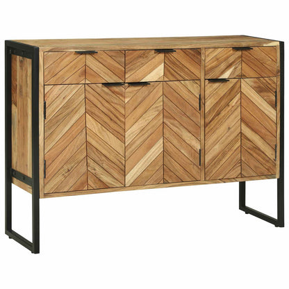 Credenza 100 x 30 x 75 cm Legno massello di acacia