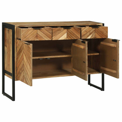 Credenza 100 x 30 x 75 cm Legno massello di acacia | homemem39