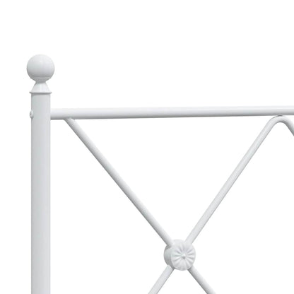Testiera di Ricambio in Metallo Bianco 75 cm | homemem39