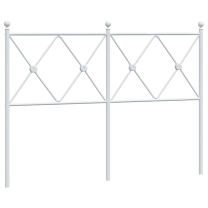 Testiera di Ricambio in Metallo Bianco 120 cm | homemem39