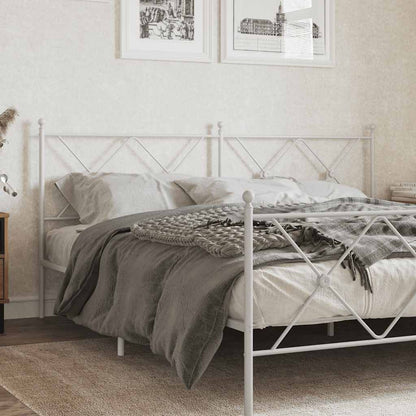 Testiera di Ricambio in Metallo Bianco 180 cm | homemem39