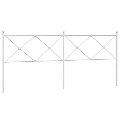 Testiera di Ricambio in Metallo Bianco 193 cm | homemem39