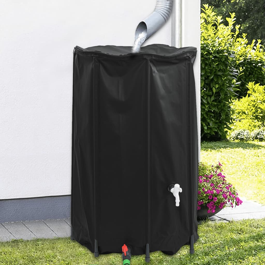 Water tank with folding tap 500 L in PVC