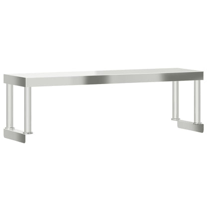 Ripiano per Tavolo da Lavoro 110x30x35 cm in Acciaio Inox - homemem39