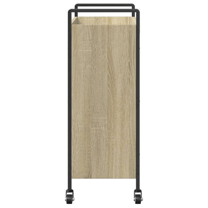 Sonoma Oak Kitchen Trolley 70x30x82 cm Plywood