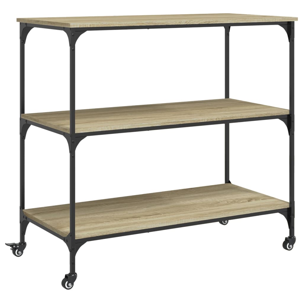 Sonoma Oak Kitchen Trolley 102x50x95 cm