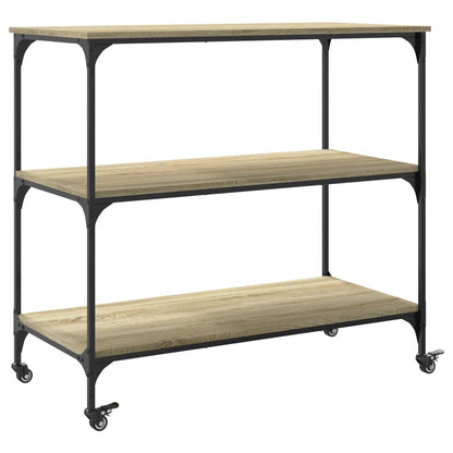 Sonoma Oak Kitchen Trolley 102x50x95 cm