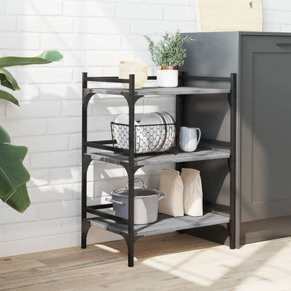 Sonoma Gray Kitchen Trolley 50x35x75.5cm Plywood