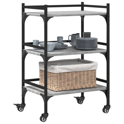 Sonoma Gray Kitchen Trolley 50x35x75.5cm Plywood