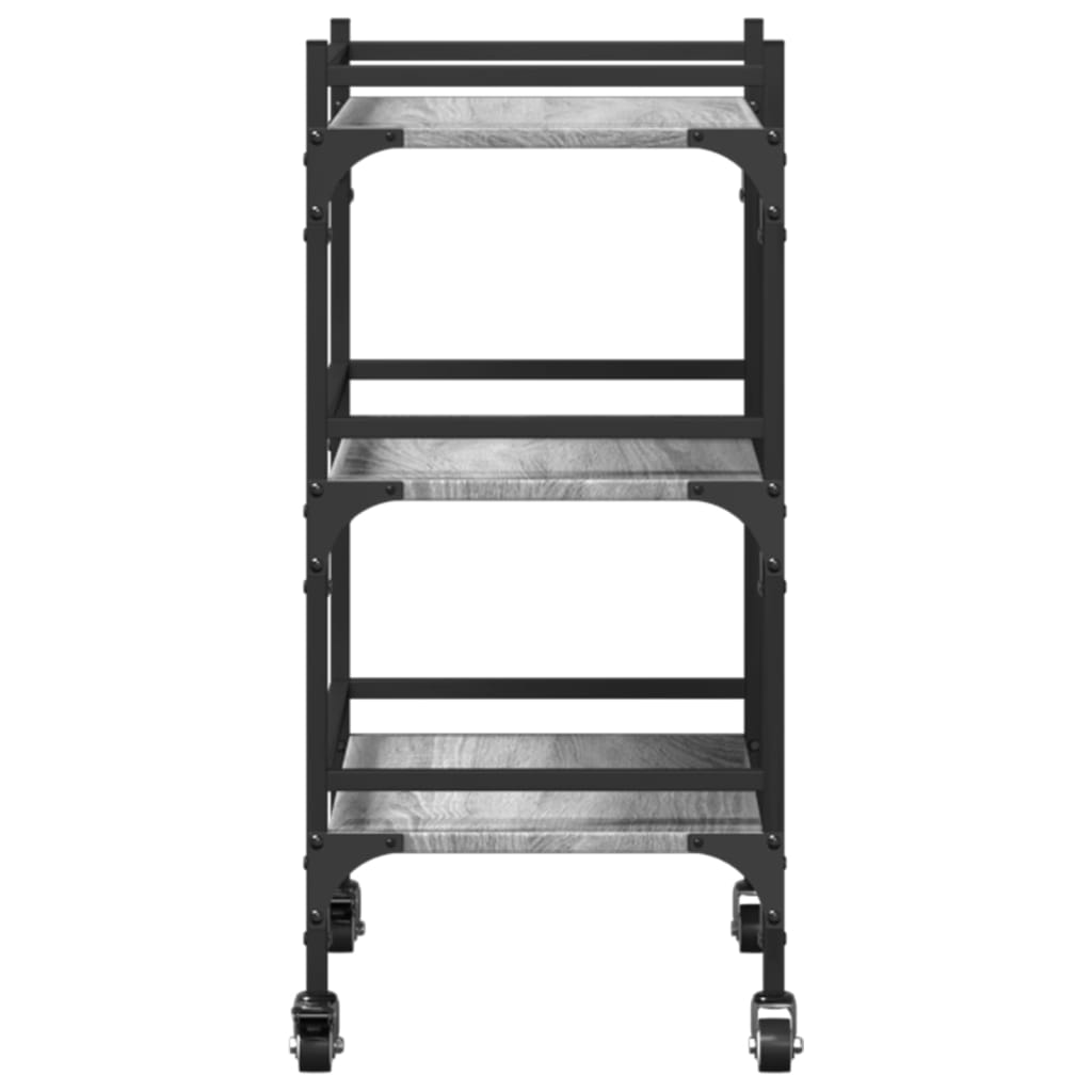 Sonoma Gray Kitchen Trolley 50x35x75.5cm Plywood