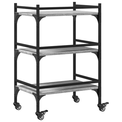 Sonoma Gray Kitchen Trolley 50x35x75.5cm Plywood