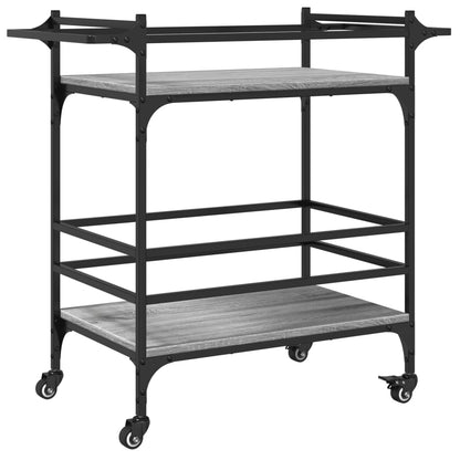 Sonoma Gray Kitchen Trolley 82x40x78.5cm Plywood