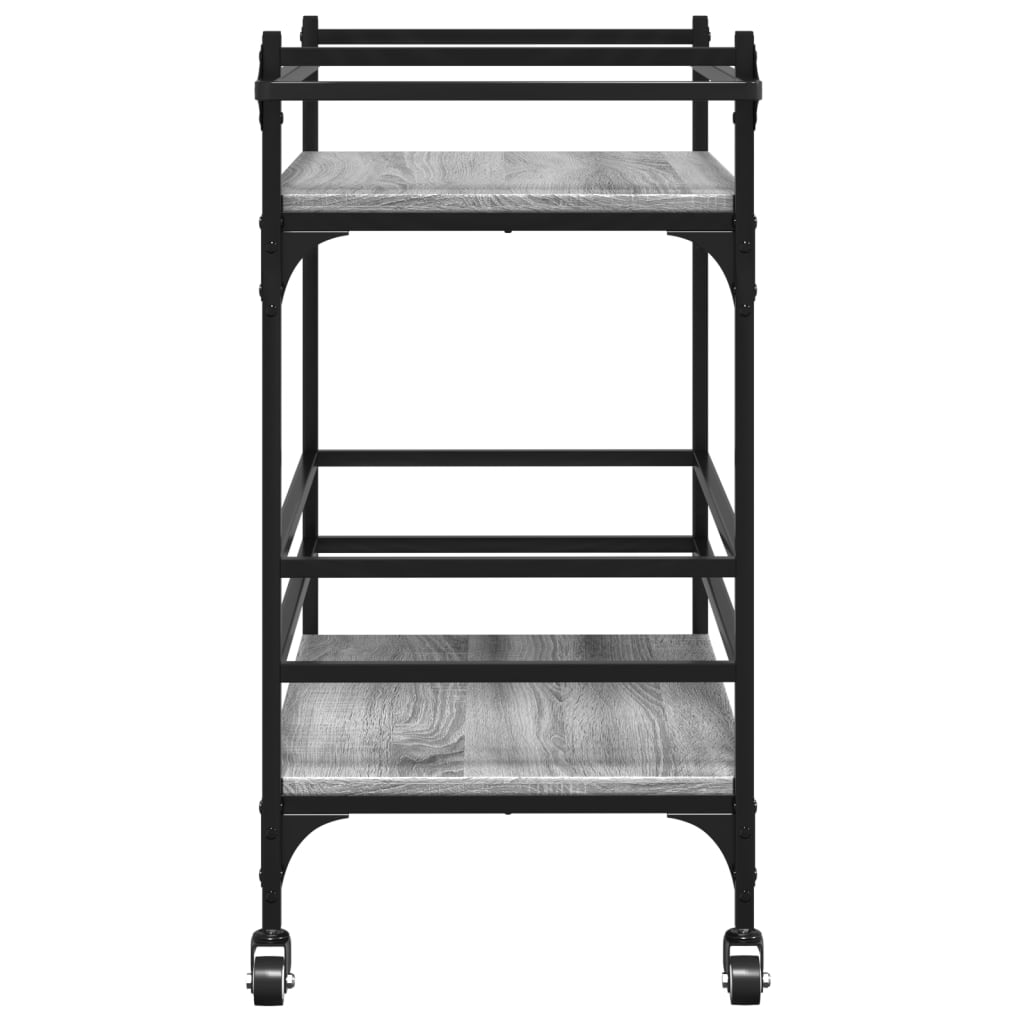 Sonoma Gray Kitchen Trolley 82x40x78.5cm Plywood