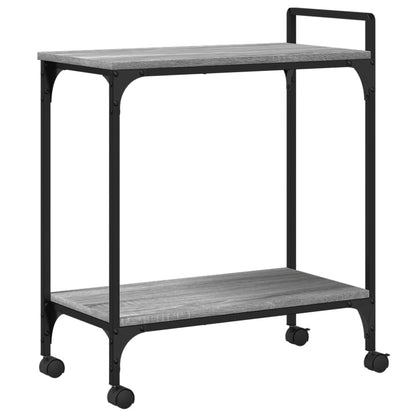 Sonoma Gray Kitchen Trolley 60.5x31x72.5 cm Plywood