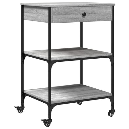 Sonoma Gray Kitchen Trolley 60x48x89.5cm Plywood