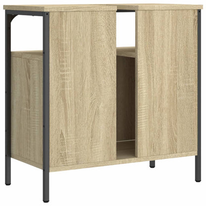 Mobile Lavabo Bagno Rovere Sonoma 60x30x60 cm Legno Multistrato - homemem39