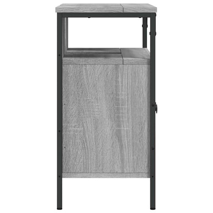 Mobile Lavabo Bagno Grigio Sonoma 60x30x60 cm Legno Multistrato - homemem39