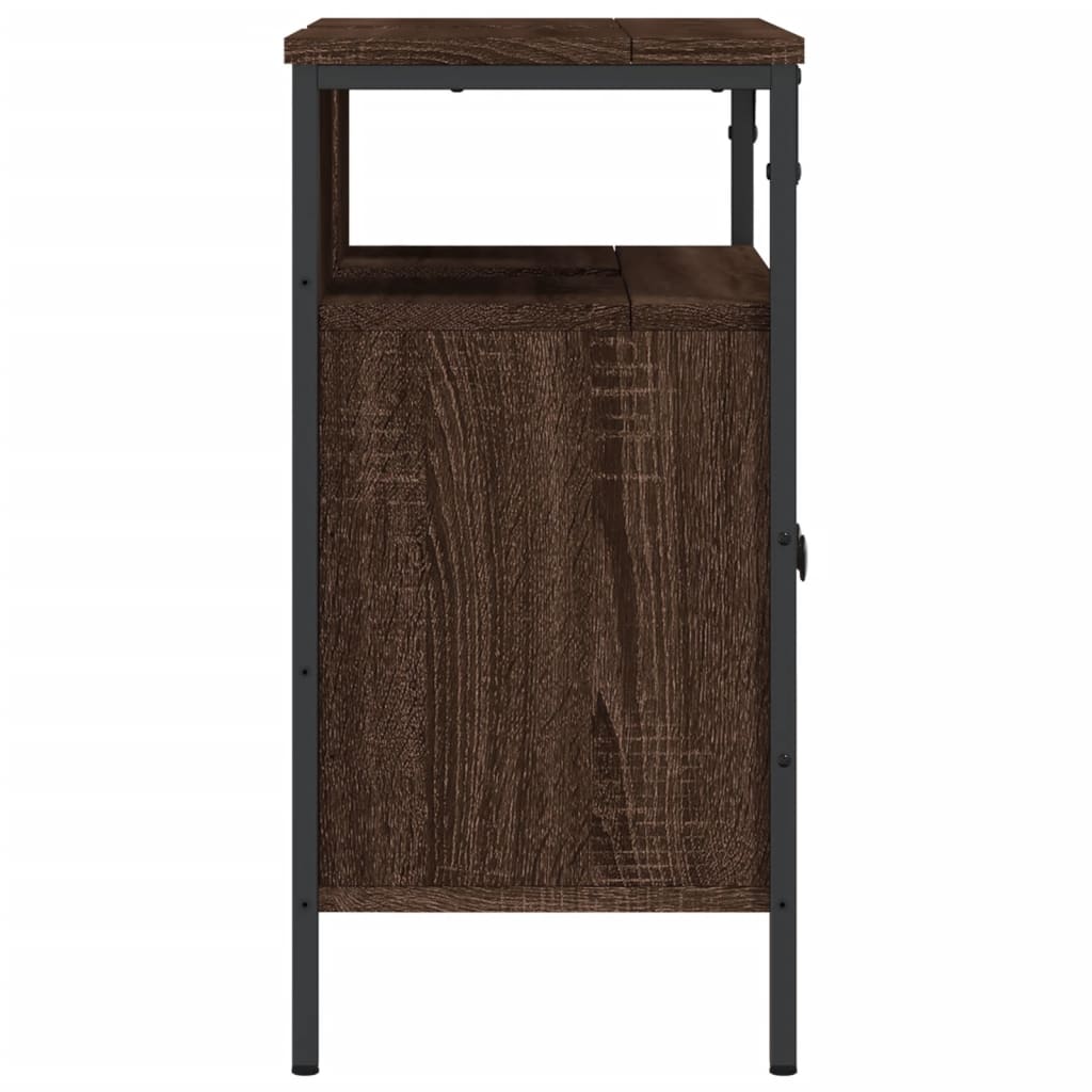 Mobile Lavabo Bagno Rovere Marrone 60x30x60cm Legno Multistrato - homemem39