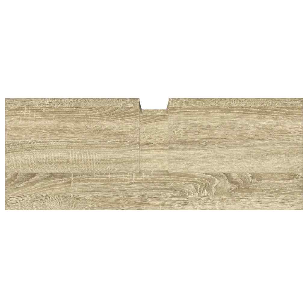 Mobile Lavabo Bagno Rovere Sonoma 80x30x60 cm Legno Multistrato