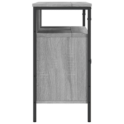 Mobile Lavabo Bagno Grigio Sonoma 80x30x60 cm Legno Multistrato