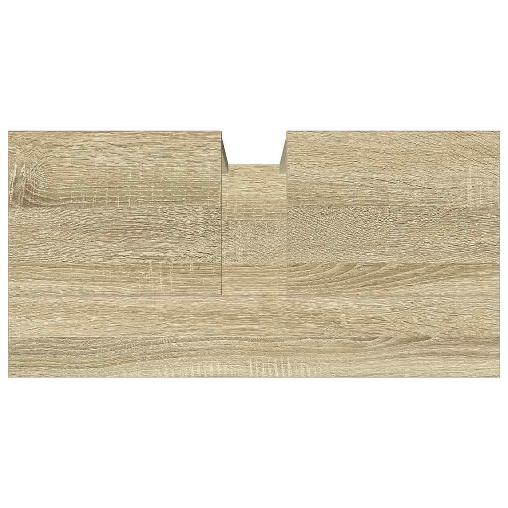 Mobile Lavabo Bagno Rovere Sonoma 60x30x60 cm Legno Multistrato