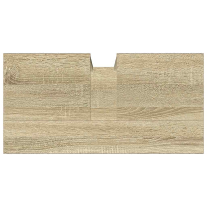 Mobile Lavabo Bagno Rovere Sonoma 60x30x60 cm Legno Multistrato