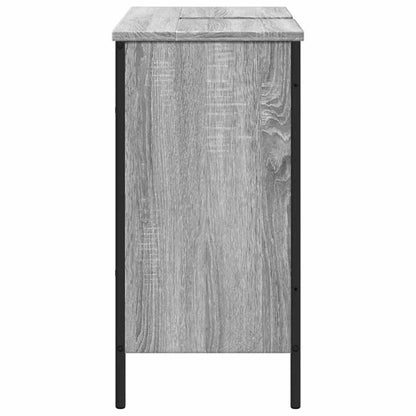 Mobile Lavabo Bagno Grigio Sonoma 80x30x60 cm Legno Multistrato