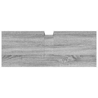 Mobile Lavabo Bagno Grigio Sonoma 80x30x60 cm Legno Multistrato