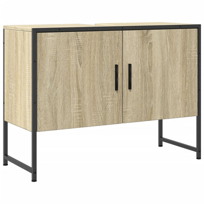 Mobile Lavabo Bagno Rovere Sonoma 60x30x60 cm Legno Multistrato - homemem39