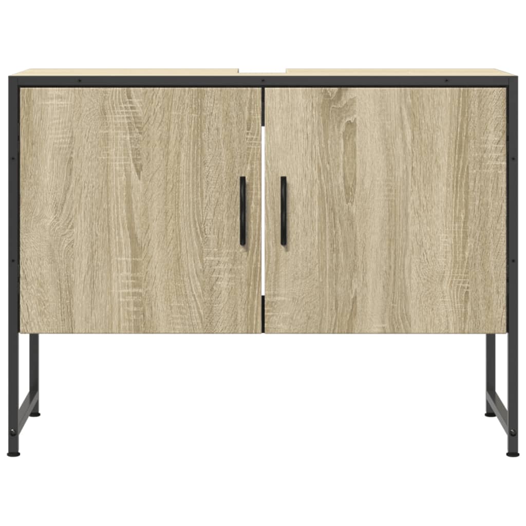 Mobile Lavabo Bagno Rovere Sonoma 60x30x60 cm Legno Multistrato