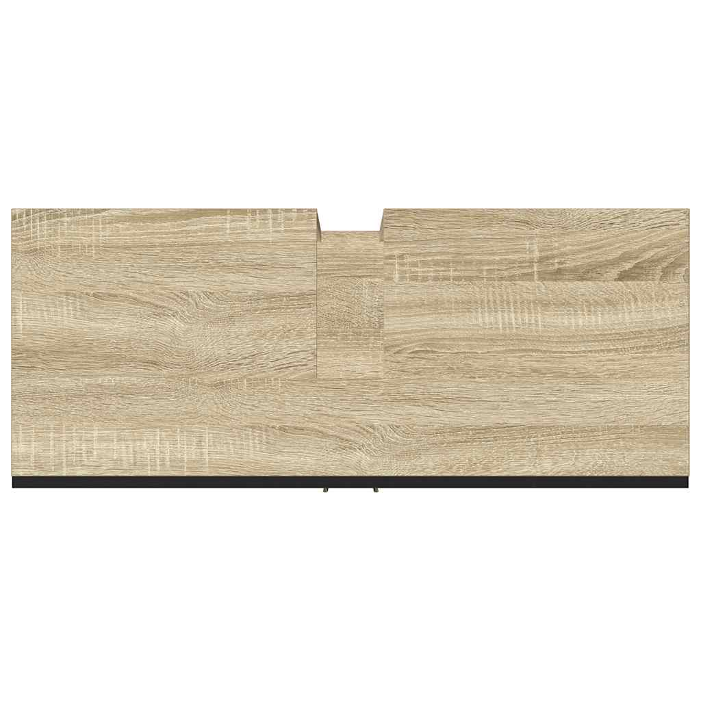 Mobile Lavabo Bagno Rovere Sonoma 60x30x60 cm Legno Multistrato