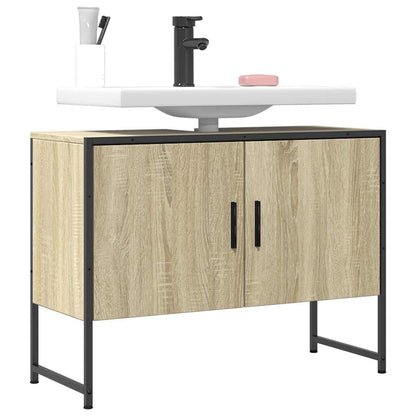 Mobile Lavabo Bagno Rovere Sonoma 60x30x60 cm Legno Multistrato