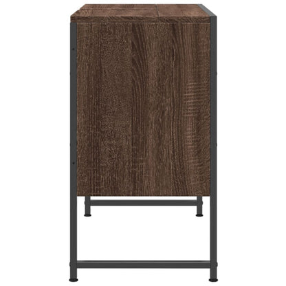 Mobile Lavabo Bagno Rovere Marrone 60x30x60cm Legno Multistrato