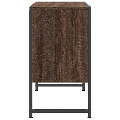 Mobile Lavabo Bagno Rovere Marrone 60x30x60cm Legno Multistrato