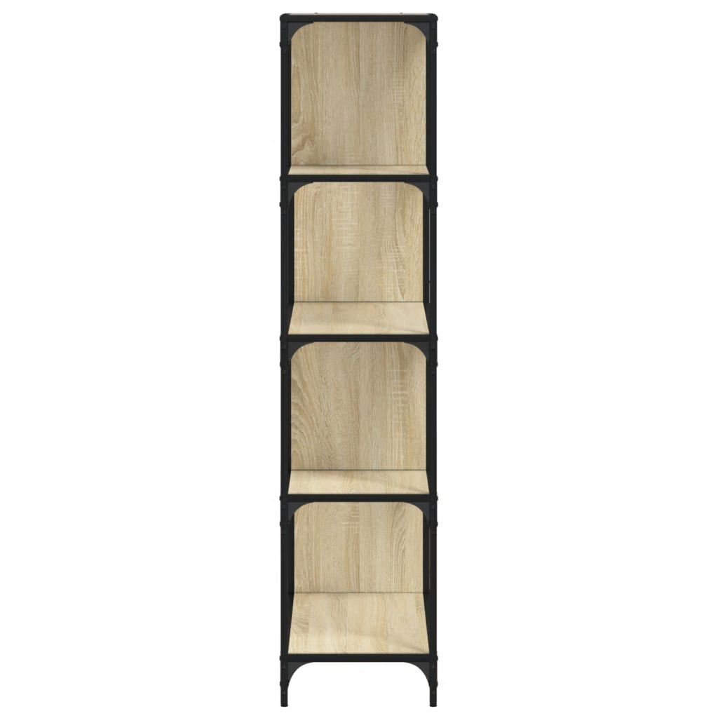 Libreria 4 Gradini Rovere Sonoma 139x33,5x149 Legno Multistrato