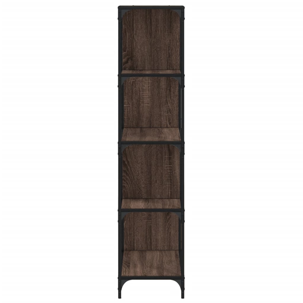 Libreria 4Gradini Rovere Marrone 139x33,5x149 Legno Multistrato