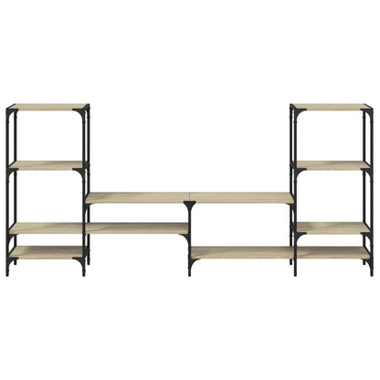 Mobile Porta TV Rovere Sonoma 206,5x28,5x95cm Legno Multistrato - homemem39