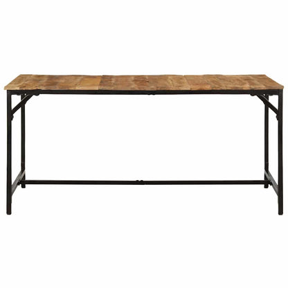 Tavolo da Pranzo 160x80x75 cm in Legno Massello di Mango Grezzo | homemem39