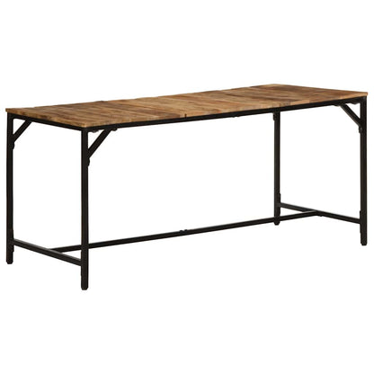 Tavolo da Pranzo 160x80x75 cm in Legno Massello di Mango Grezzo | homemem39